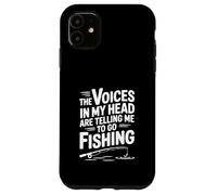 Custodia per iPhone 11 Le voci nella mia testa mi dicono di andare a pescare