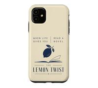 Custodia per iPhone 11 Leggi un romanzo The Lemon Twist Book Lover Reader