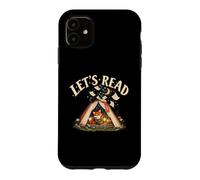 Custodia per iPhone 11 Leggiamo Cute Fox Book Lover Reading Storybook Teacher