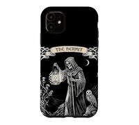 Custodia per iPhone 11 L'eremita IX Tarocchi gotico occulto Halloween
