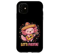 Custodia per iPhone 11 Let's Fiesta! Adorabile Axolotl Mariachi Cinco De Mayo