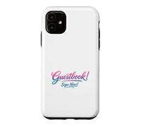 Custodia per iPhone 11 Libro degli ospiti per festeggiare gli ospiti