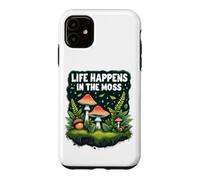 Custodia per iPhone 11 Life Happens In The Moss Mossarium Bosco Da Interno