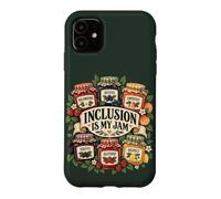Custodia per iPhone 11 L'inclusione è la mia i diversità per insegnanti di marmellata