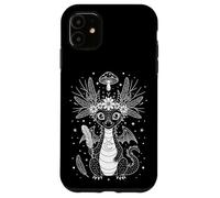 Custodia per iPhone 11 Line Art Dragon Boho Dragons