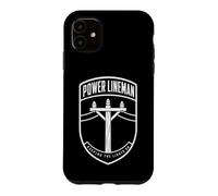Custodia per iPhone 11 Lineman di potere tenere le luci accese