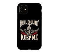 Custodia per iPhone 11 L'inferno non poteva tenermi Christian Cross Catene spezzate