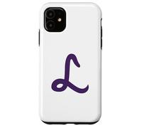 Custodia per iPhone 11 Linfield University Wildcats "L" Monogram