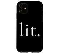 Custodia per iPhone 11 Lit Meme Funny Gamer Slang Gift For Moms Sister LIT Cool LIT