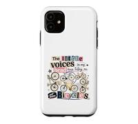 Custodia per iPhone 11 Little Voices Get More Biciclette Ciclismo Amante