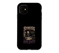 Custodia per iPhone 11 Lo Stress È La Mia Missione Secondaria - Dark Gaming