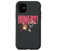 Custodia per iPhone 11 Looney Tunes Bugs and Taz Hungry