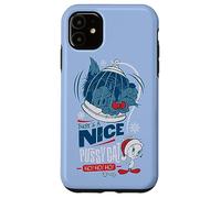 Custodia per iPhone 11 Looney Tunes Tweety and Sylvester Nice Pussy Cat