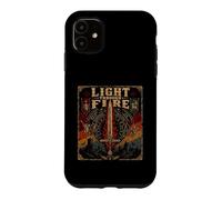 Custodia per iPhone 11 Luce Attraverso il Fuoco Armatura Cristiana Di Dio Fede