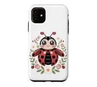 Custodia per iPhone 11 Lucky Little Ladybug Bug Insect Garden Cute
