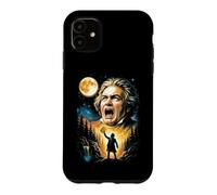Custodia per iPhone 11 Ludwig van Beethoven Ululando Alla Luna Musica Classica