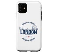 Custodia per iPhone 11 Luoghi d'interesse di Londra Viaggio nel Regno Unito