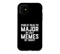 Custodia per iPhone 11 Maggiore in sanità pubblica per giorno Memes Night Studente di epidemiologia