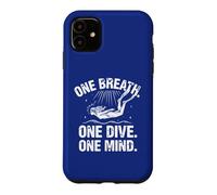 Custodia per iPhone 11 Maglia apnea: One Breath - One Dive, One Mind. Apnea