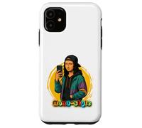 Custodia per iPhone 11 maglia mona lisa style design