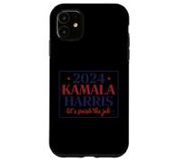 Custodia per iPhone 11 Maglietta 2024 Kamala Harris per il presidente, finiamo la J