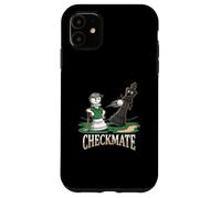 Custodia per iPhone 11 Maglietta da giocatore di golf Pro Chess Pawn Checkmate Strategy