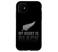 Custodia per iPhone 11 Maglietta da uomo con scritta "New Zealand", per papà di rugby