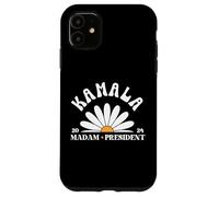 Custodia per iPhone 11 Maglietta Kamala Harris 2024 per il presidente, signora presidente Ka