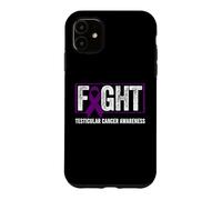 Custodia per iPhone 11 Maglietta per la consapevolezza del cancro ai testicoli - Combatti il cancro ai testicoli