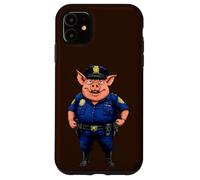 Custodia per iPhone 11 maiali polizia