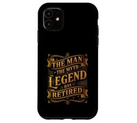 Custodia per iPhone 11 Man The Myth Legend ha ritirato il veterano della pensione