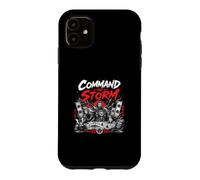 Custodia per iPhone 11 Mappa della battaglia del signore della guerra dei samurai della tempesta