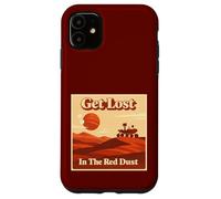 Custodia per iPhone 11 Mars Rover Get Lost In The Red Dust Retro Space Exploration