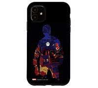 Custodia per iPhone 11 Marvel Spider-Man: No Way Home Peter Parker Silhouette Swing