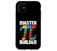 Custodia per iPhone 11 Master Builder Pi Simbolo Pi Mattoni Pi Blocchi Pi Giorno