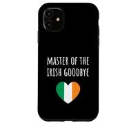 Custodia per iPhone 11 Master Of The Ireland Goodbye Funny Party Pooper Irish