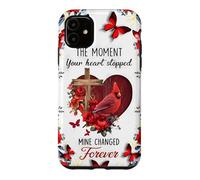 Custodia per iPhone 11 Memorial Cardinal Il momento in cui il tuo cuore si è fermato per sempre Arte