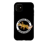 Custodia per iPhone 11 Mens Womens Kids I Raise Tiny Dinosaurs Leopard Gecko Lover