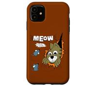 Custodia per iPhone 11 Meow Finding Mouse, Cats & Mice Illustration Graphic Designs