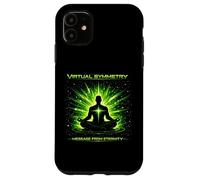 Custodia per iPhone 11 Messaggio di simmetria virtuale dall'arte della meditazione cosmica dell'eternità