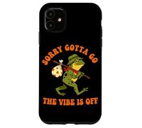 Custodia per iPhone 11 Mi dispiace devo andare l"atmosfera è spenta rana umorismo