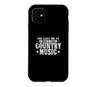Custodia per iPhone 11 Mi hai perso a Non mi piace Country Music USA