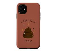 Custodia per iPhone 11 Mi sento come una cacca oggi