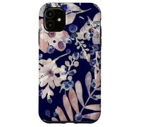 Custodia per iPhone 11 Midnight Indigo Eucalipto & Mirtillo Botanico