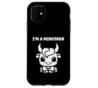 Custodia per iPhone 11 Minimalist Monster Minotaur Greek mythology i'm a Minotaur