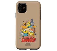 Custodia per iPhone 11 Minions & Monsters Show Me That Smile