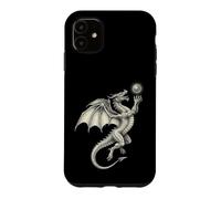 Custodia per iPhone 11 Mitico Drago Holding Sun Orb Vintage Art