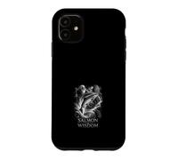 Custodia per iPhone 11 Mitologia celtica della pesca del salmone della saggezza