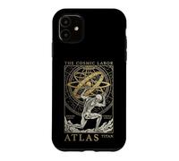 Custodia per iPhone 11 Mitologia greca del lavoro cosmico Titano Atlas