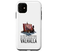 Custodia per iPhone 11 Mitologia norrena - Gli uomini sono uguali - Viking Longship - Valhalla